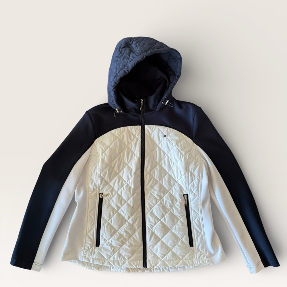 Tommy Hilfiger Cream and Black Jacket
